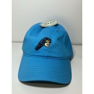 WONDER WOMAN Blue Dad Cap Hat ADULT‎ SZ Adjustable Curved Bill NWT DC Comics